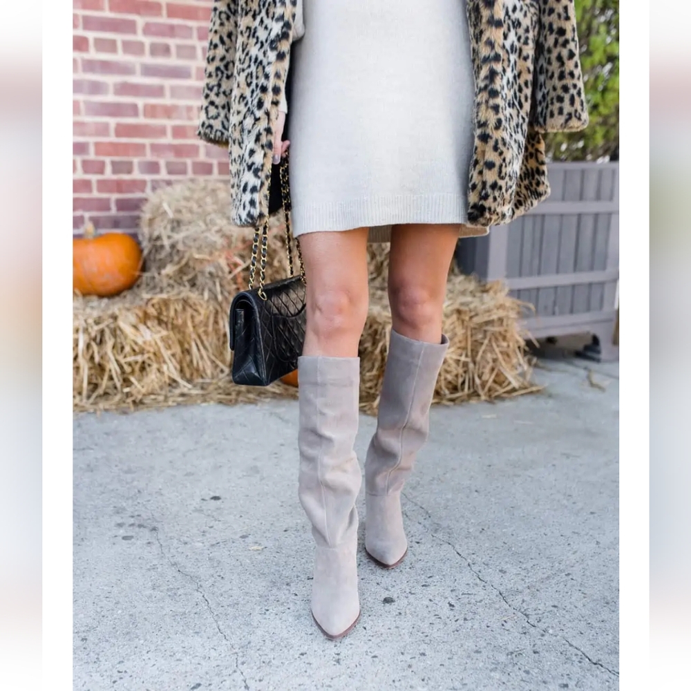 Vince Camuto Gray Braden Boots Size 9.5 - Picture 3 of 8